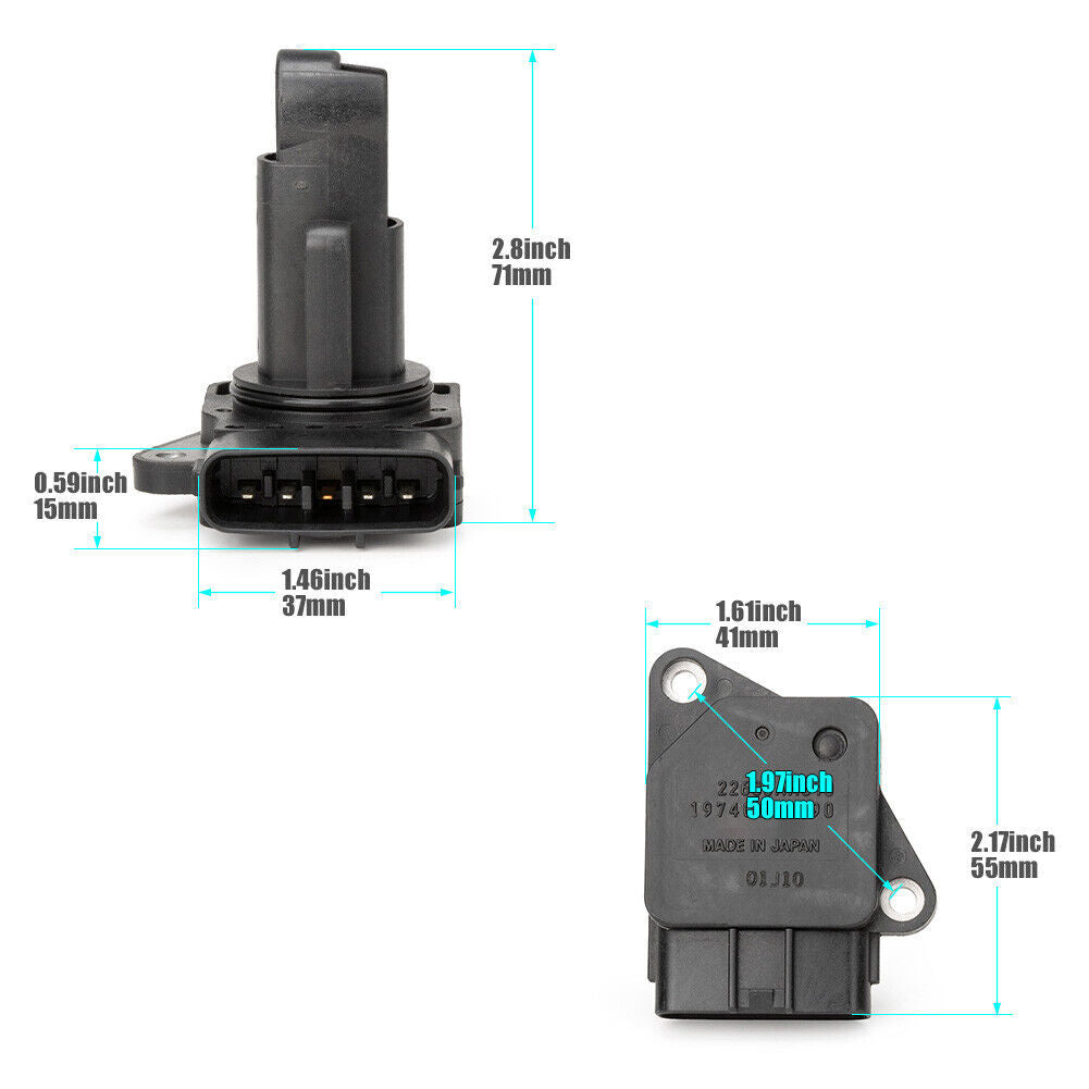 1X MAF Mass Air Flow Sensor Meter Fit For Forester Impreza WRX STi 22680-AA310