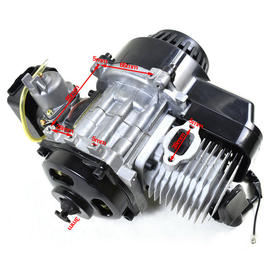 50CC 49CC 2 STROKE ENGINE MOTOR PULL START POCKET BIKE for MINI DIRT ATV QUAD BUGGY