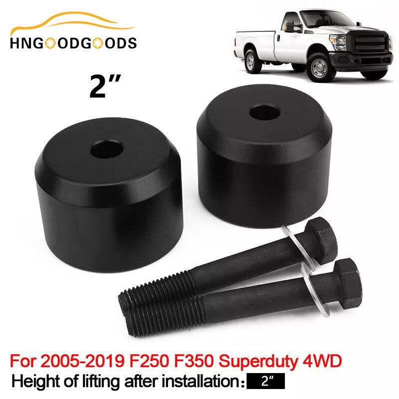 2-inch front leveling lift kit for 2005-2023 for Ford F250 F350 SUPER DUTY 4WD Black