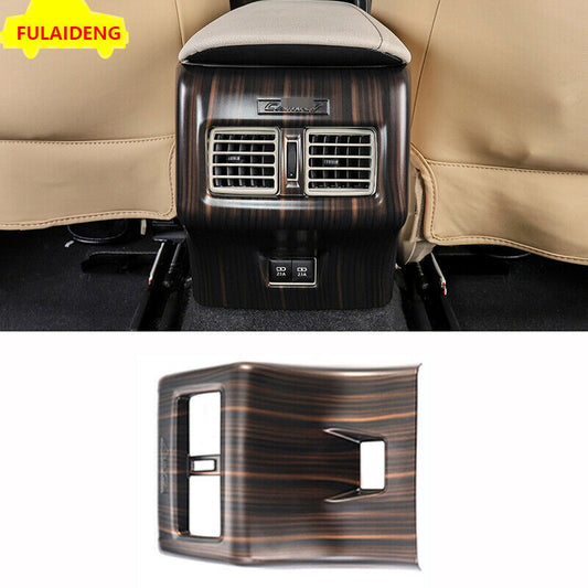 for Toyota for Camry 2018-2023 Peach Wood Interior Rear Air Outlet Vent Cover Trim
