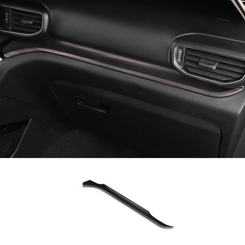 Central Console Dashboard Strip Trim for Ford Explorer 2020-2022 Matt Wood Grain