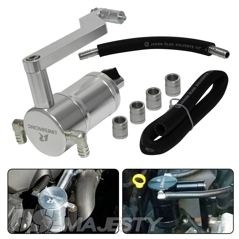 Oil Catch Can Tank w/ Z Bracket For 09-19 for Dodge for Challenger for RAM 1500 5.7L 6.4L SL
