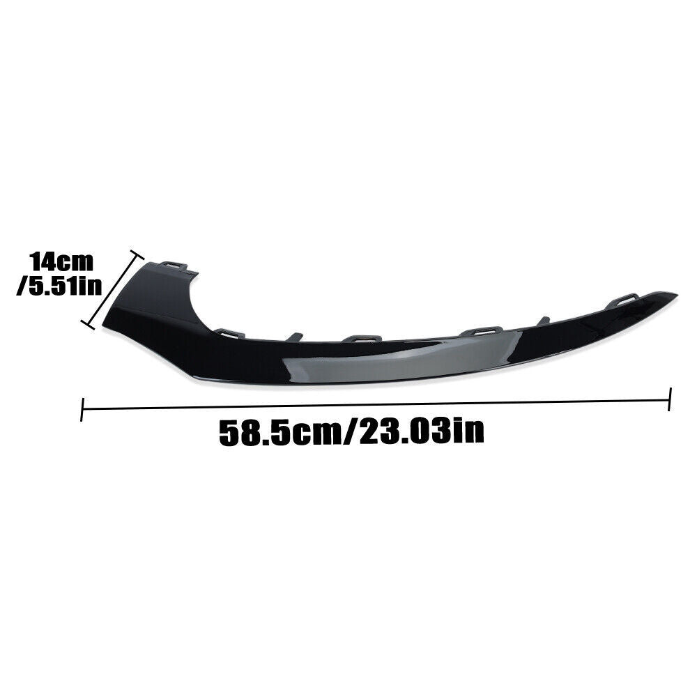3¡Á for Mercedes-Benz W218 CLS Bumper Trim Front Left Right Black