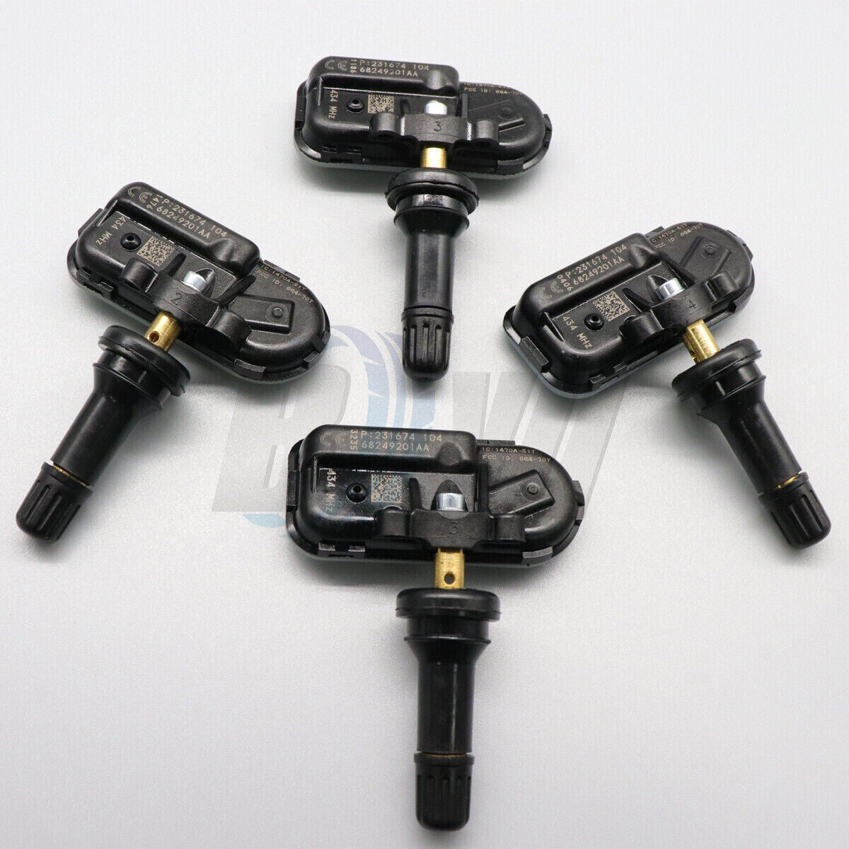 68249201AA 4X Tire Pressure Sensor TPMS 68239729AB for Jeep Cherokee for Ram