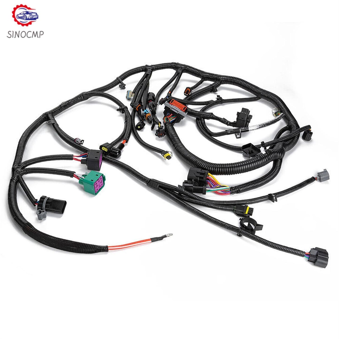 Fits for Ford Super Duty Diesel Engine Wiring Harness 6.0L 5C3Z-12B637-BA 2005-2007
