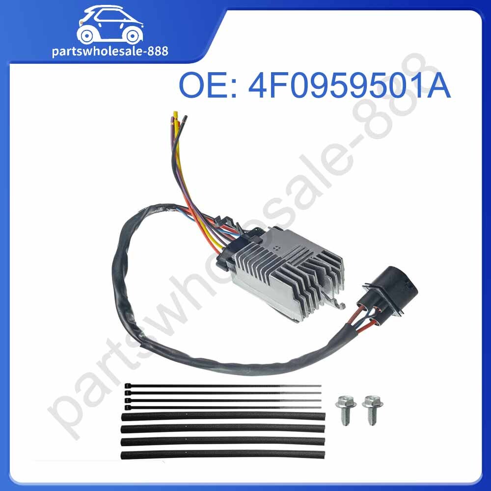 Radiator control fan module for Audi A6 Quattro 2005 - 2011 V6 3.2L 4F0959501A