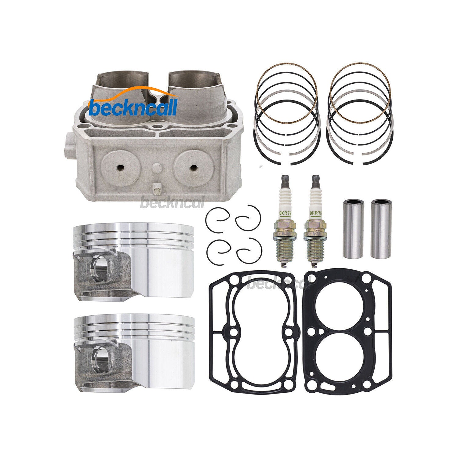 Cylinder Piston Gasket Kit for Polaris Ranger 700 6X6: 2006-09,800 6X6: 2010-17