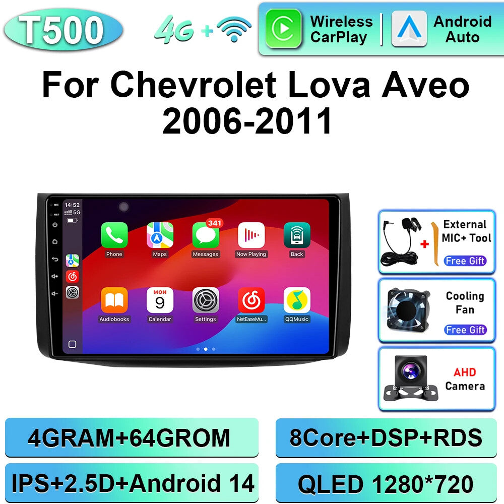 Android for Chevrolet Aveo Lova Captiva Epica 2006-2011 Car Radio CarPlay Player