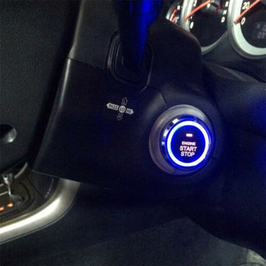 12V universal automotive ignition switch, engine start button, keyless entry starter