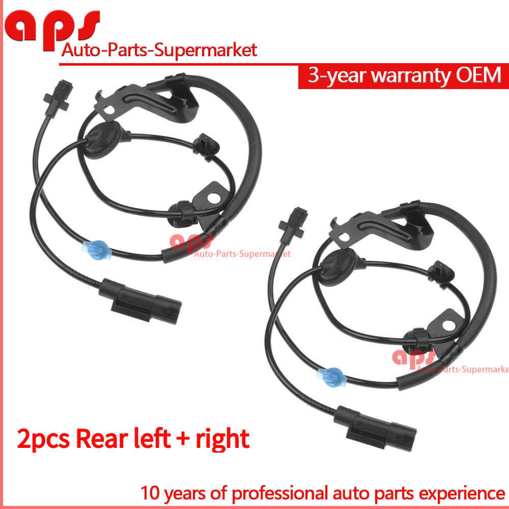 2-Piece ABS Wheel Speed Sensors for Rear Left and Right 2007-2010 for Mitsubishi Outlander