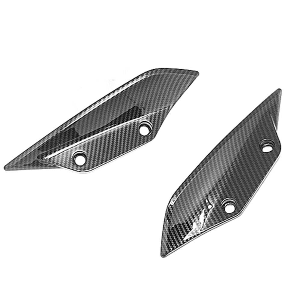 2x Side Winglet Wings Spoiler Fairing Cowl Carbon Fiber for BMW S1000RR 2015-18