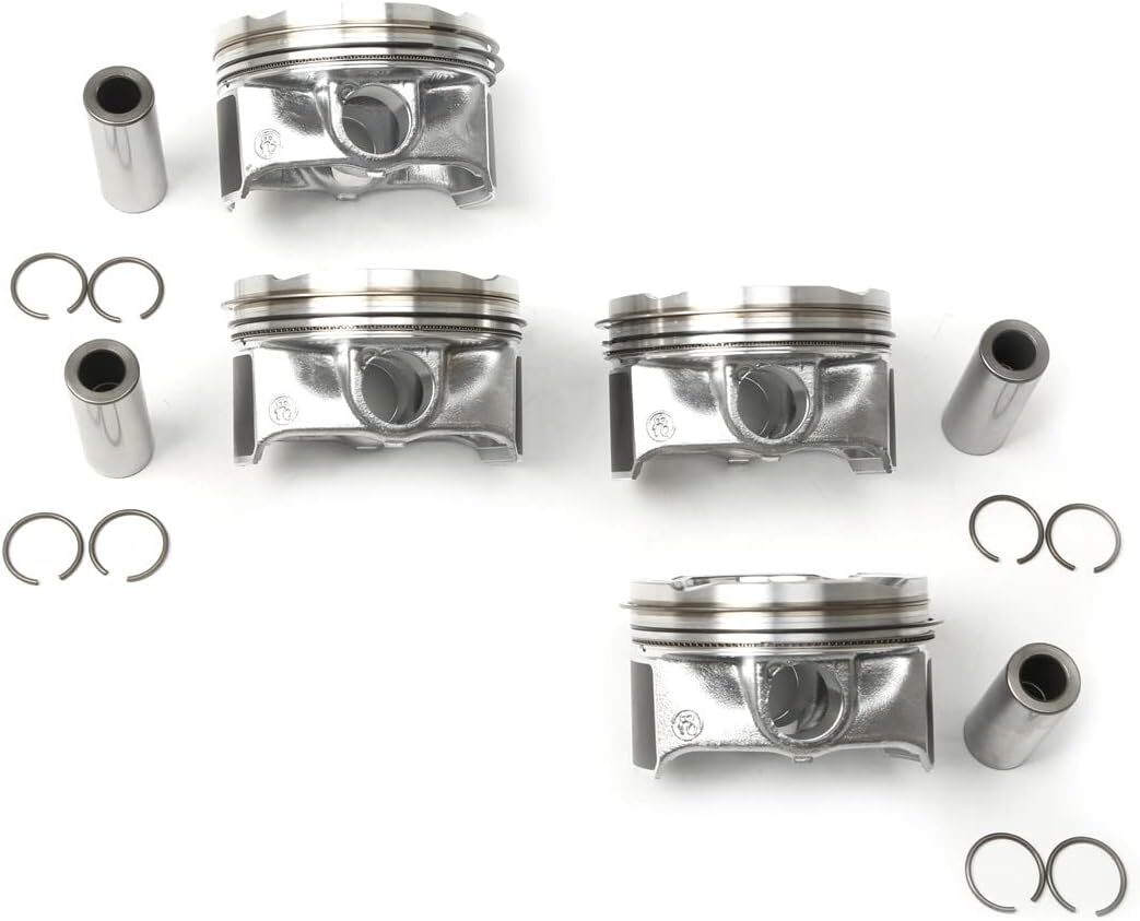 4x Piston Assembly Fit for Mercedes-Benz M254.915 1.5T C260 A2540309400 2540300