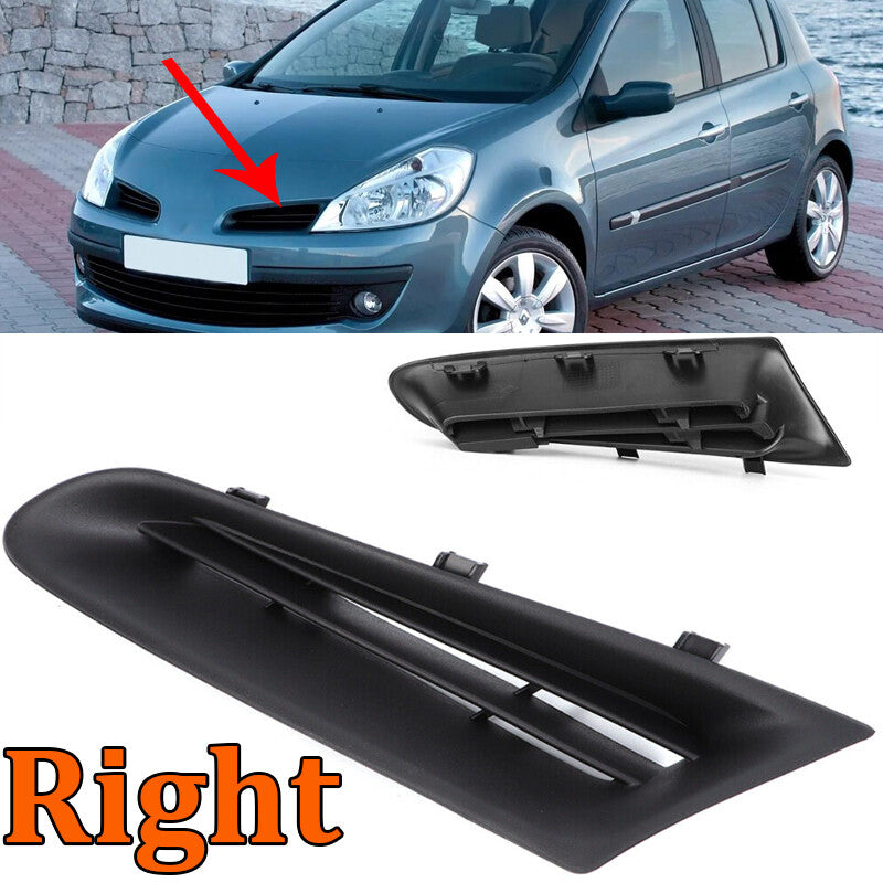 Right Front Bumper Open Vent Grille Intake Cover for Renault Clio MK3 2005-2009