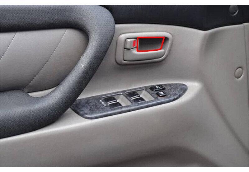 Chrome Steel Interior Door Bowl Cover Trim Fit for Toyota for Land Cruiser 1998-2007
