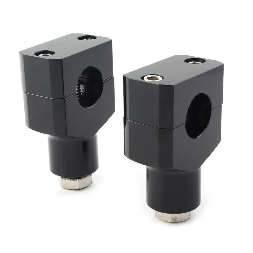 1 Motorcycle Handlebar Handle Bar Adapter Risers Clamp Mounts Fit for Harley Fatboy