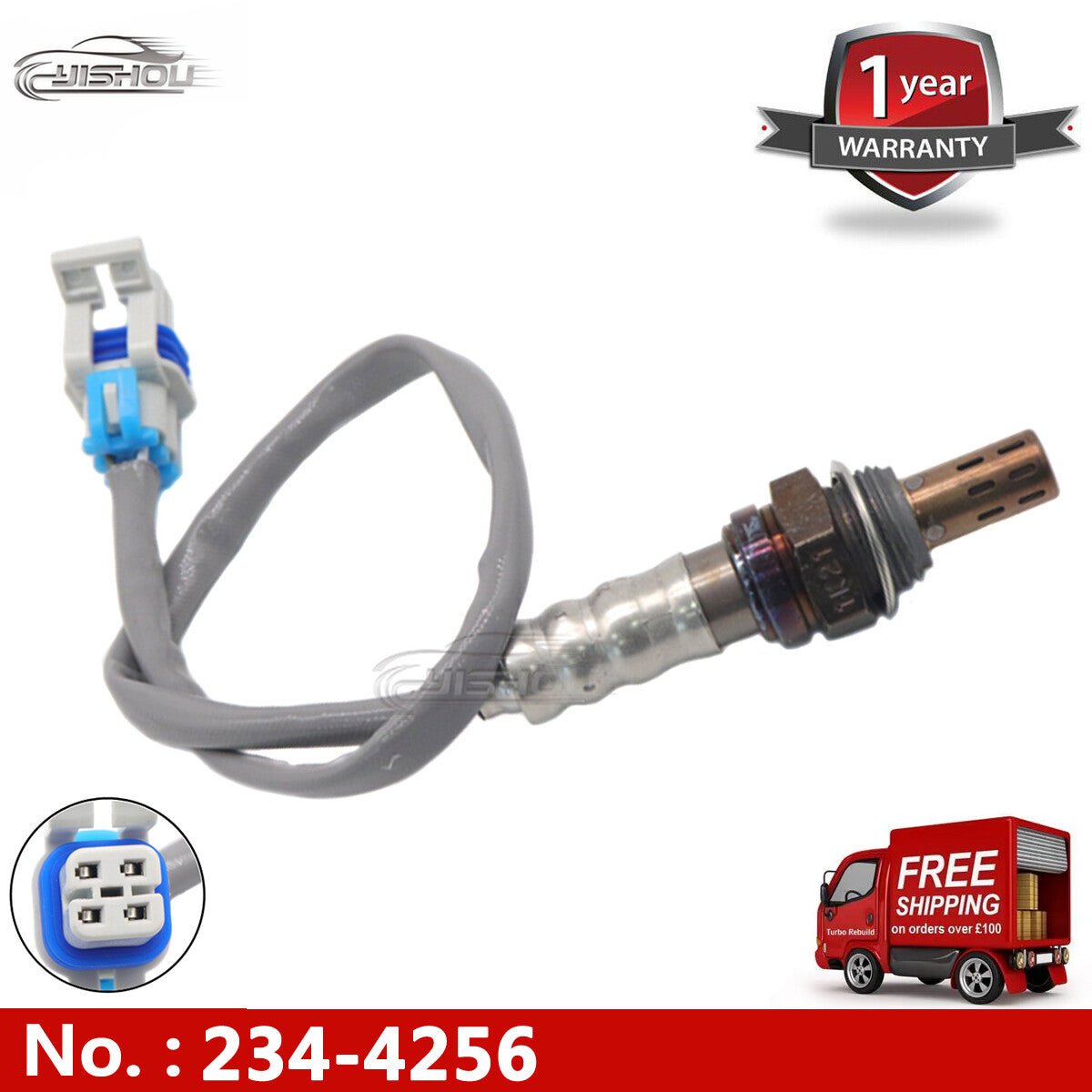 Downstream 2344256 oxygen sensor for Chevrolet for Hummer for GMC pickup Silverado 2500 6.0L