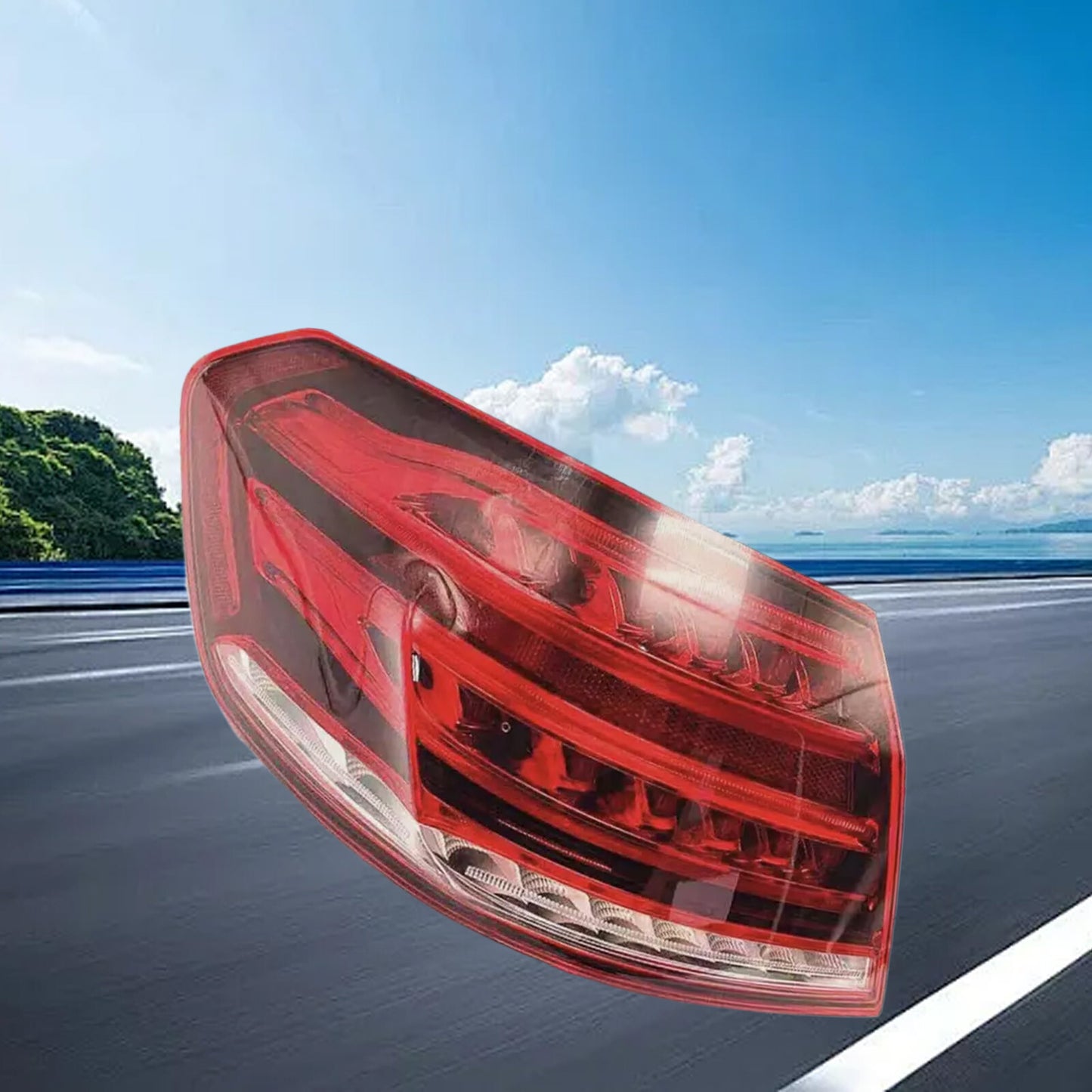LED taillights on the left-hand drive 4-door sedan for the for Mercedes-Benz E-Class W212 2014
