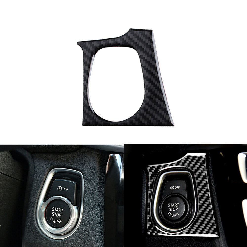 Carbon fiber internal ignition trim for BMW 3 Series F30 2013-2019