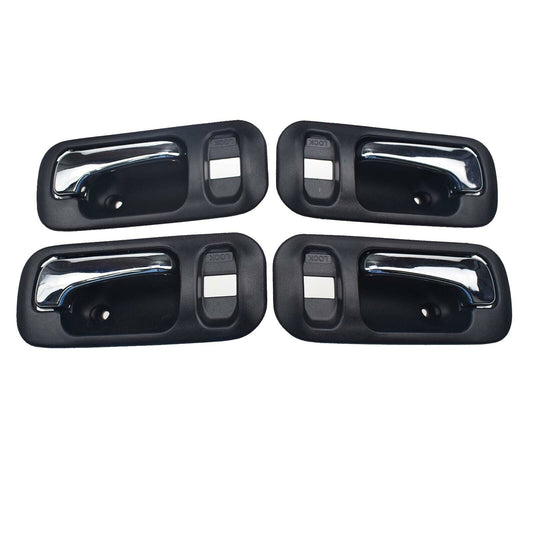 for Honda Odyssey 1995-1998 CR-V 1997-2001 Interior Door Handles 4PCS Black NEW