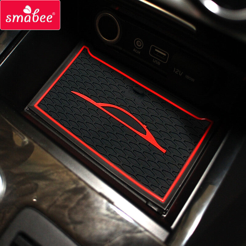 Anti-slip Gate slot mat for KIA Optima 2016 ~ 2019 Cup Non-slip Mats Accessories