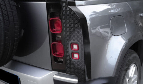 Glossy Black for Land Rover for Defender Rear Tail Light Protection Board 2020-2023