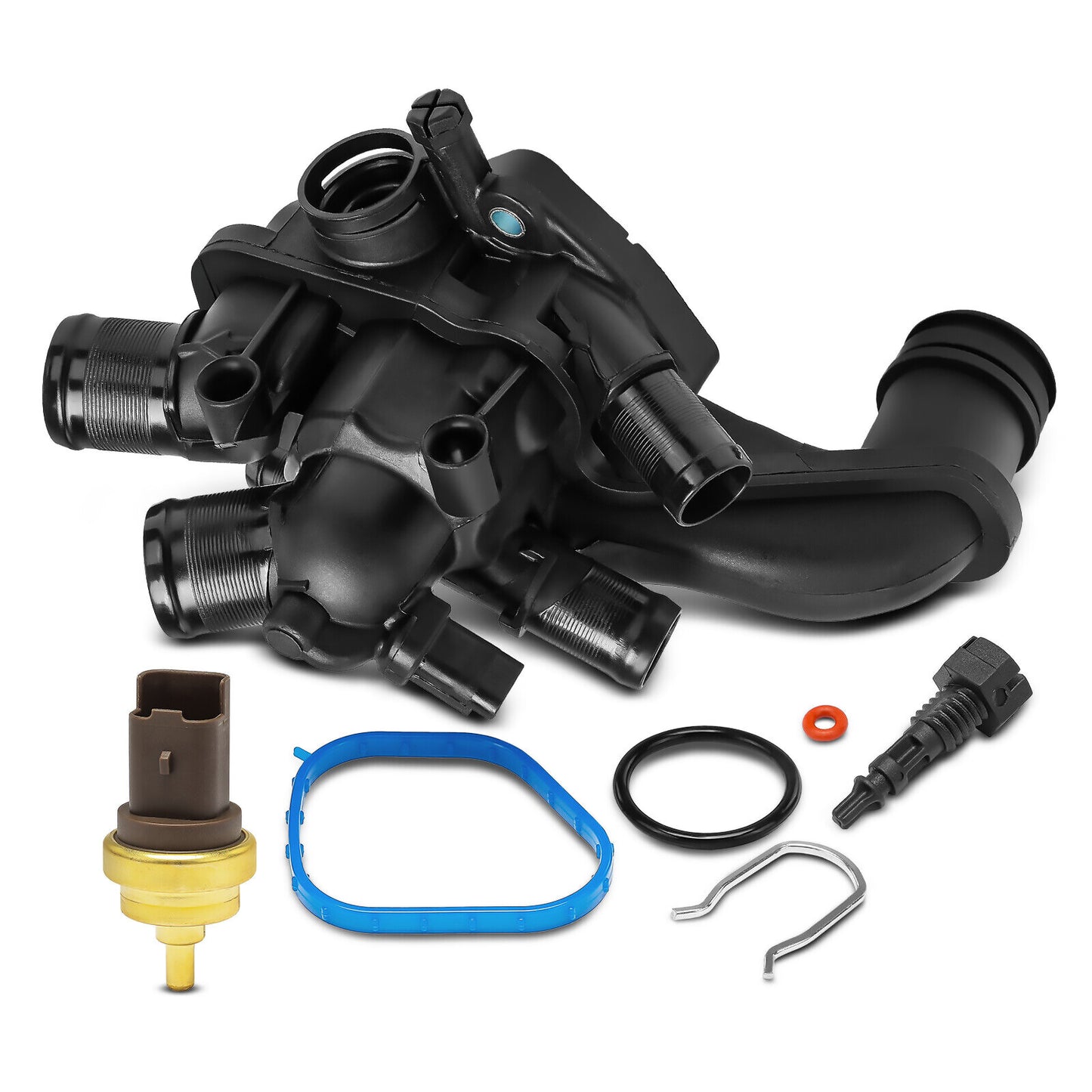 Engine Coolant Thermostat Assembly With Sensor for BMW for Mini Cooper 2007-2013