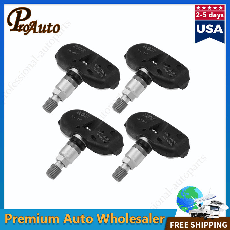 4PCS Tire Pressure Sensor TPMS 06421-S3V-A04 for Honda Odyssey for Acura MDX RL TL