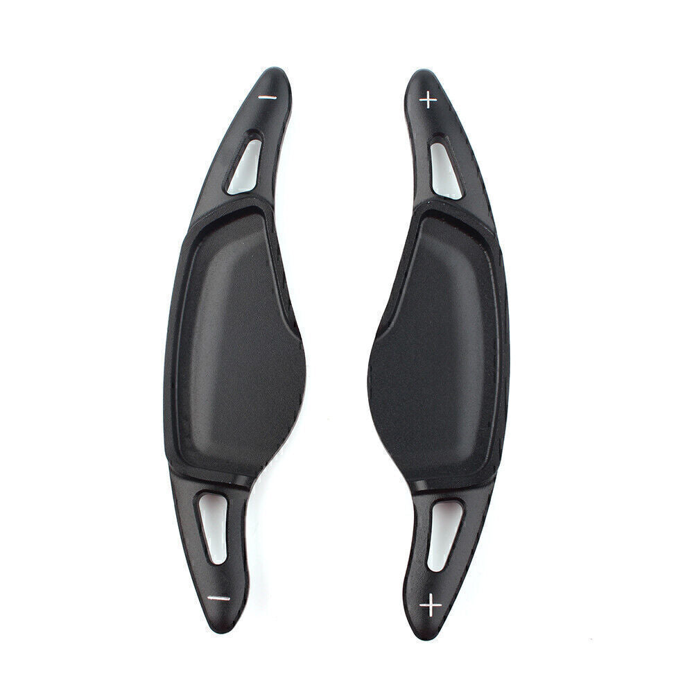 Pair Steering Wheel Paddle Shifter Extension for BMW 5 7 Series X3 X4 X5 Black
