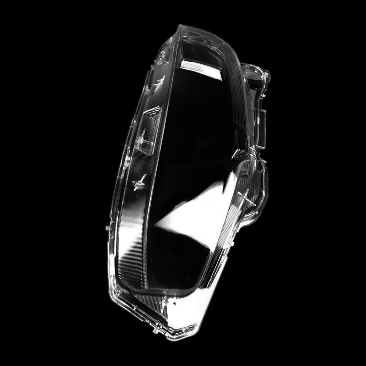 2-piece headlight lens cover for 2016-2018 for Honda for Civic clear lens cover