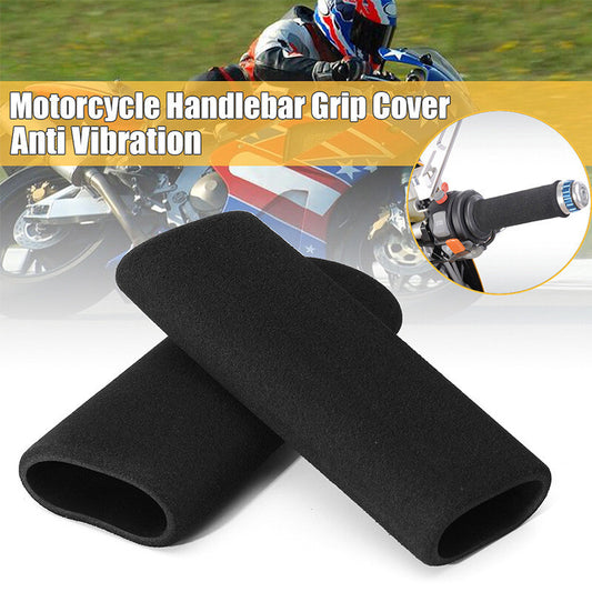 Grip Anti Vibration Handle Bar Foam Comfort Grips For Motorcycle Cafe Racer ATV