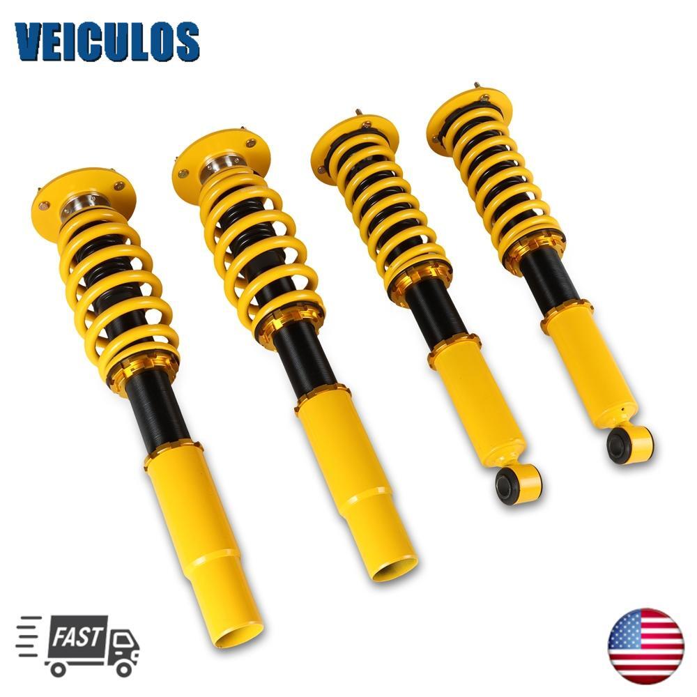 4pcs Coilovers Kit for BMW 5 Series E39 Sedan 96-03 Shock Absorbers Adj Height