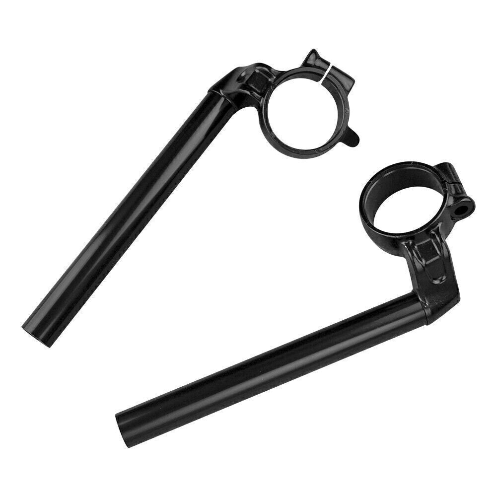 Motorcycle Aluminum Clip On Handle Bars ForHonda CBR600RR 2007 2008-12 09 Black