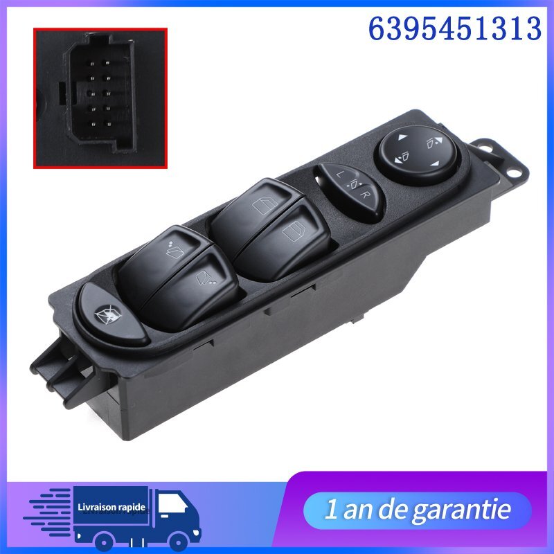 COMMANDE LEVE VITRE 10 BROCHES POUR for MERCEDES VITO VIANO W639 A6395451313 NEUF