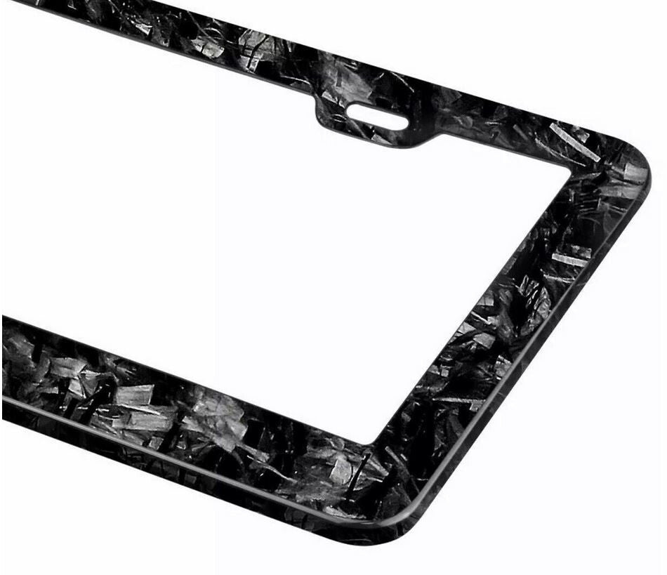 Car license plate frame cover cap rear trunk boot forged carbon fiber suitable  for ford
