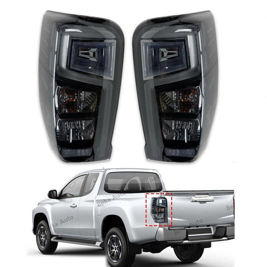 1Pair For 2019-20 for Mitsubishi L200 Triton Rear Tail Light Brake Light Smoky color