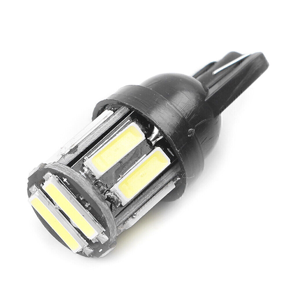 T10 7020 White LED 10SMD Car Panel Interior Dome Map Light Bulb Lamp Car Bulbs