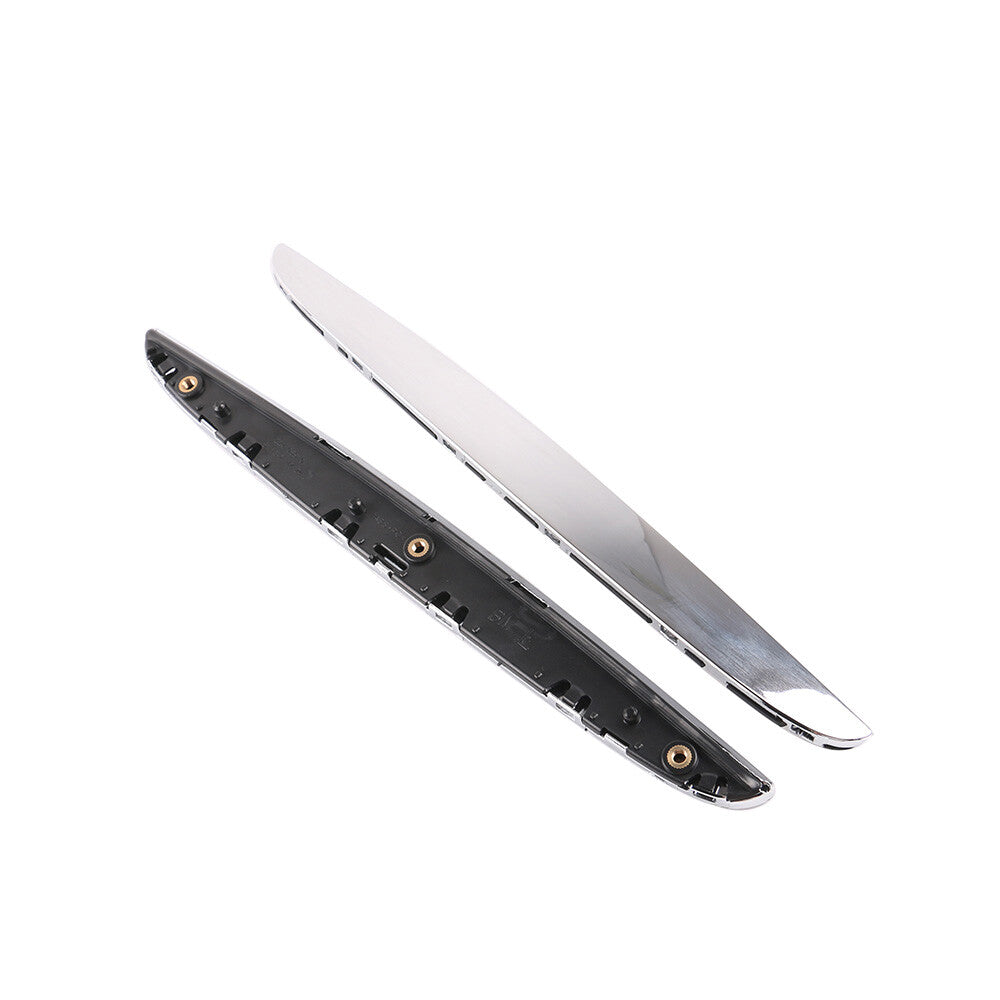 2 Pack Front Hood Chrome Cover Trim Above Grille for BMW E90 E91 3-Series 325i
