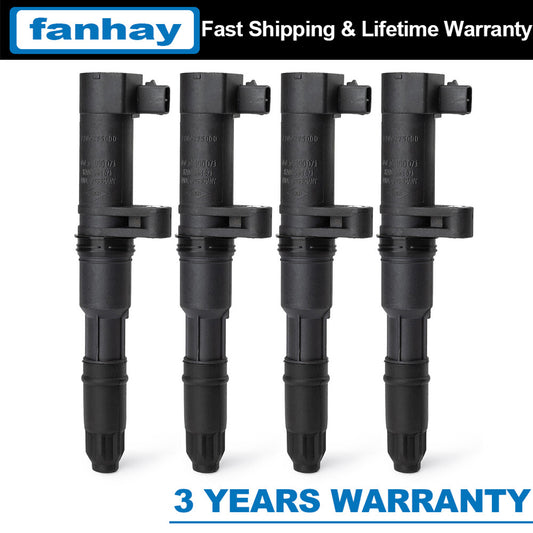 4Pcs for Renault Megane Laguna Kangoo for Opel Vivaro for Dacia 7700875000 Ignition Coil