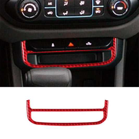 Double Flashing Button Trim Cover for Chevrolet Colorado for GMC for Canyon 2015-022 Red