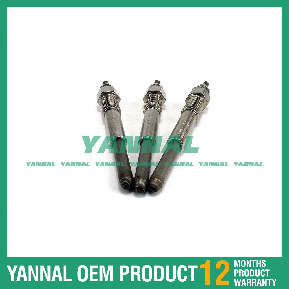 3 LED plugs for Isuzu 3KC1 Gehlmax MB 148 excavator engine