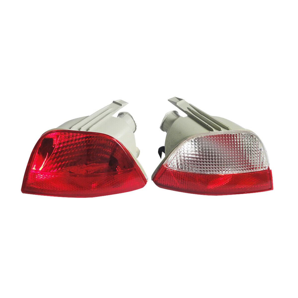 1Pair Rear Bumper Reflector Fog Lamps Lights for Ford Focus 2005-08 Hatchback