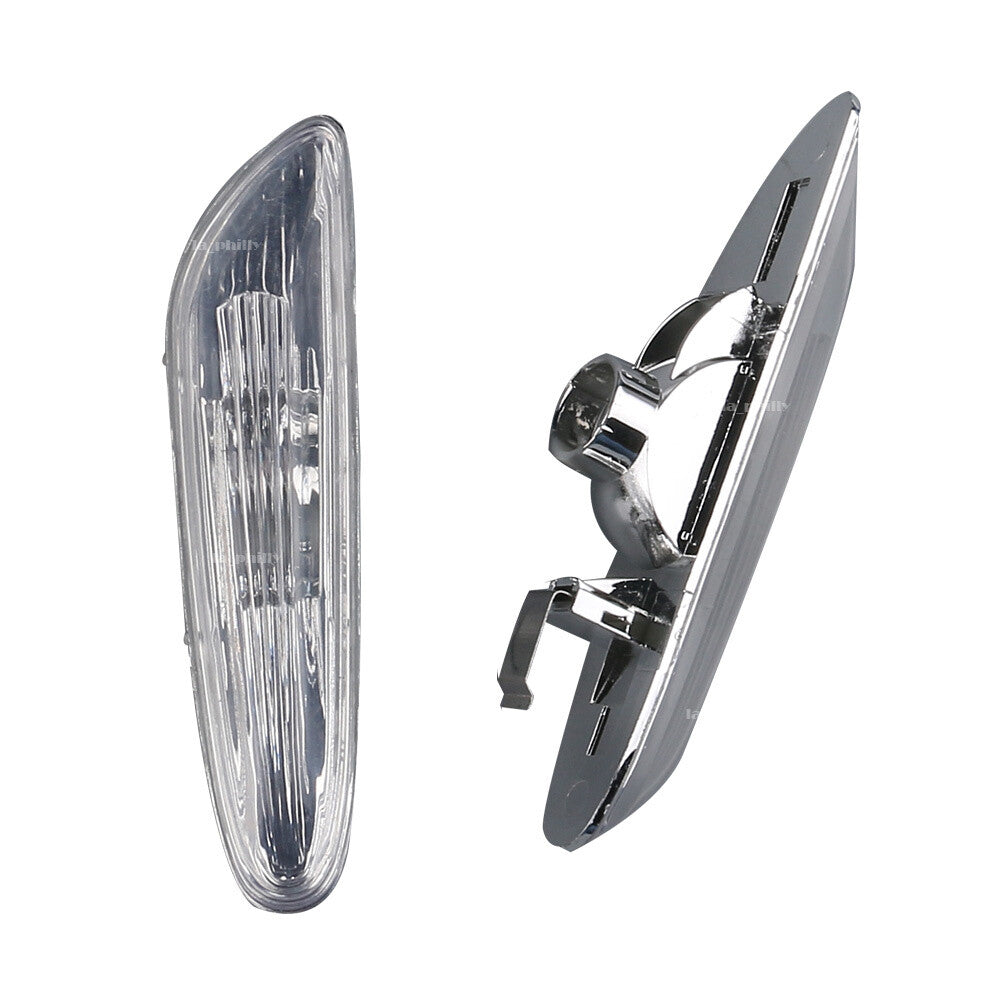 Pair Fender Side Marker Light Indicator Lamp for BMW 3-Series E90 E82 E88 E60
