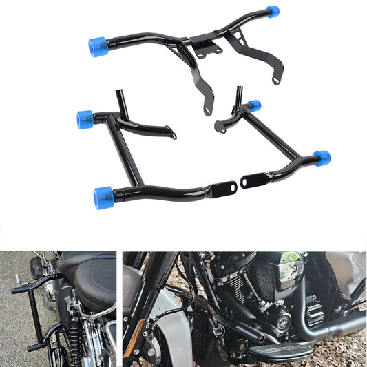 Saddlebag Guard Front Engine Highway Crash Bar for Harley Road Street 14-24 15