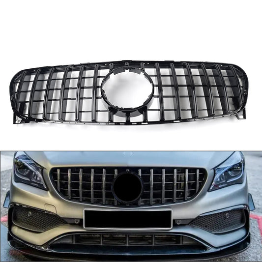 Fit for Mercedes-Benz GLA Class X156 GLA200 2017-2020 GTR Style Front Bumper Grille