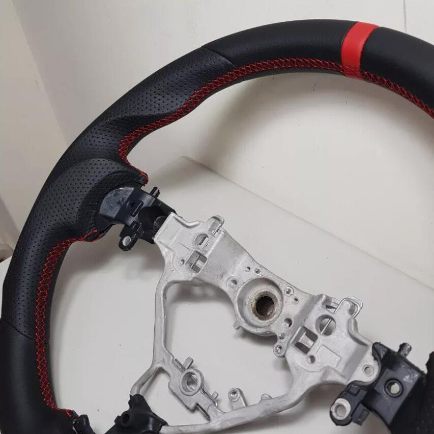 Steering wheel suitable for 2013+ TY VENZA 13-17 for CAMRY 3 SPOKE SE Leather