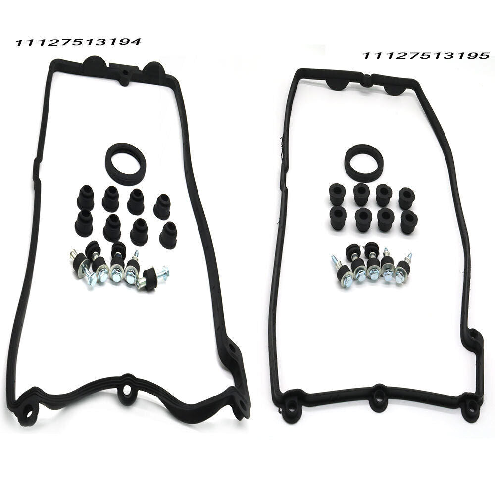 Valve Cover Gasket Kit LH+RH for BMW X5 545i 550i 645Ci 11127513194 11127513195