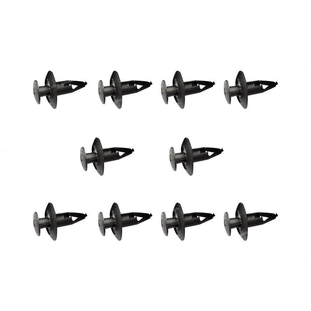 Set of 50 Fender Liner Wheel Well Clips Black Fits for Nissan 63854-01A00