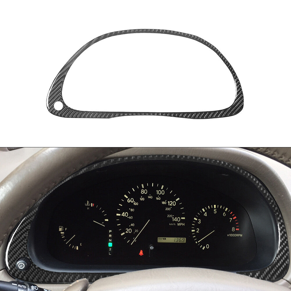 Carbon Fiber Interior Speedometer Cover Trim for Lexus RX300 1998-2003 Type B