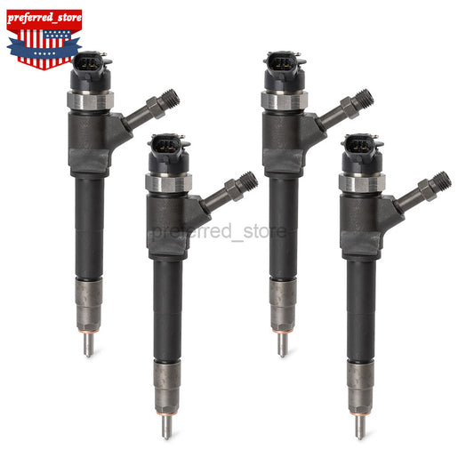 4-piece set of 0445110249 diesel fuel injectors for Ford RANGER for MAZDA 3.0L engine parts