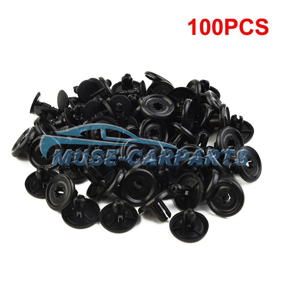 100pcs Type Retainer for Lexus for Toyota Body Splash Shield Clips fit 90467-07201